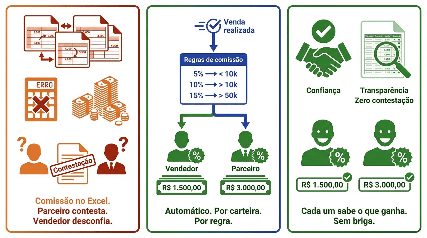 Comissões de Parceiros