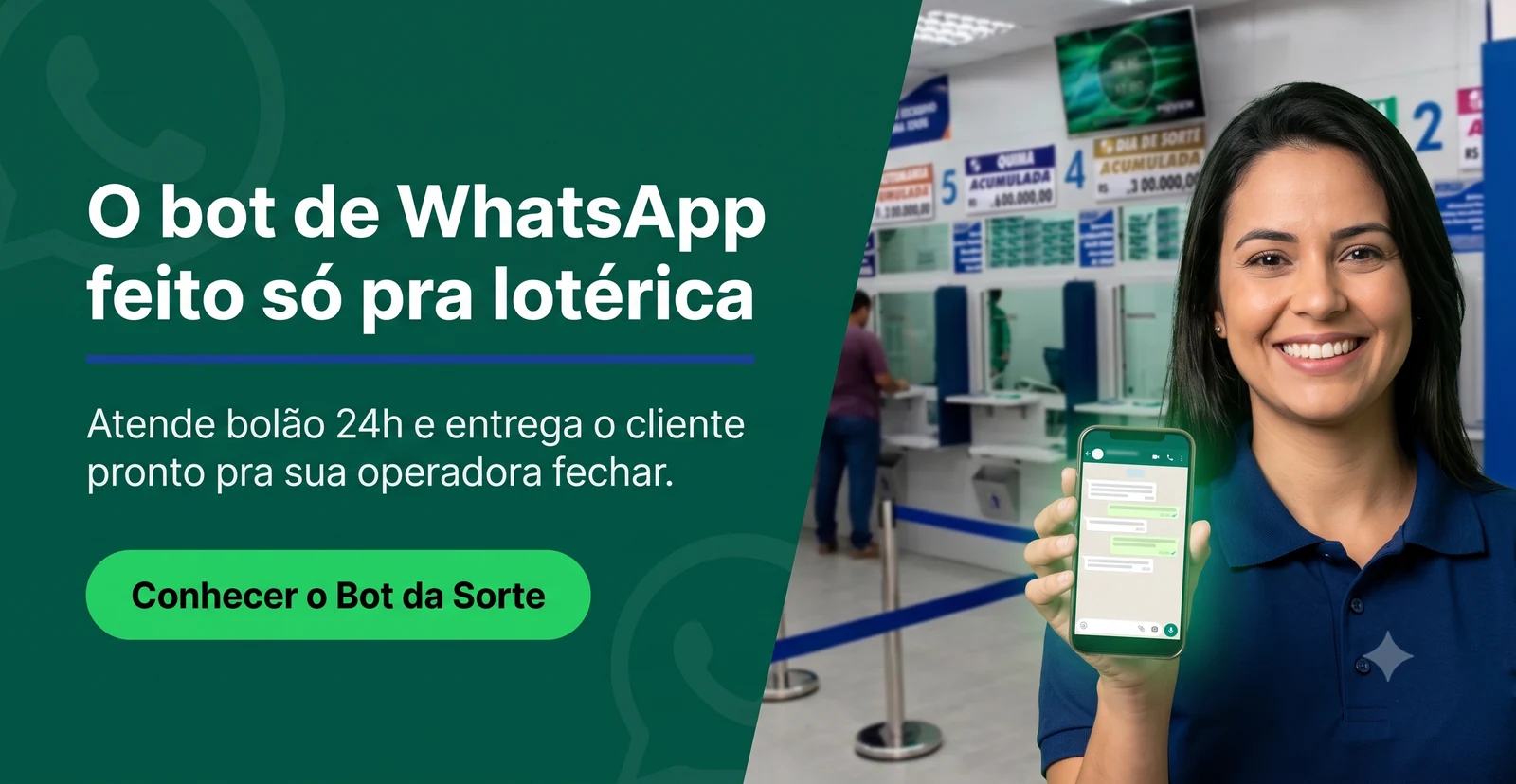 Bot da Sorte - bot de WhatsApp feito so pra loterica